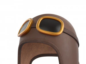 Prop011 Aviator Hat 3D Model