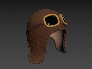 Prop011 Aviator Hat Modello 3D