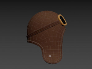 Prop011 Aviator Hat Modello 3D