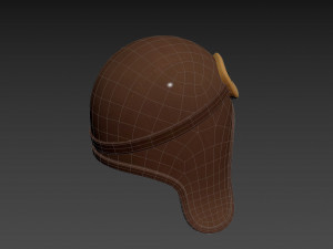 Prop011 Aviator Hat Modello 3D