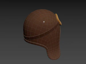 Prop011 Aviator Hat 3D Model