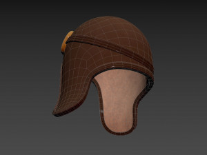 Prop011 Aviator Hat Modello 3D