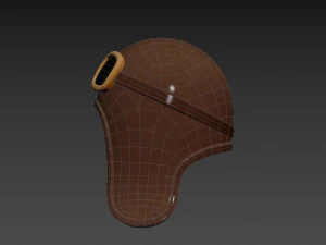 Prop011 Aviator Hat 3D Model