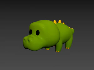 Character116 Crocodile 3D Model