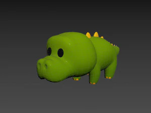 Character116 Crocodile 3D Model