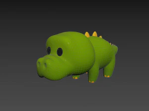 Character116 Crocodile 3D Model