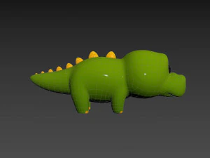 Character116 Crocodile 3D Model