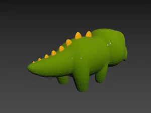 Character116 Crocodile 3D Model