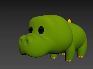 Character116 Crocodile 3D Model
