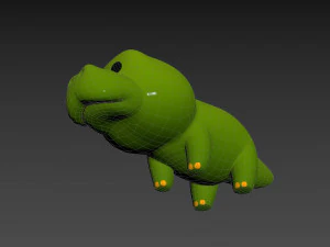 Character116 Crocodile 3D Model