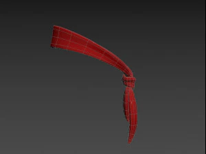 Prop013 दुपट्टा 3D मॉडल