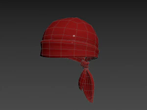 Prop014 Bandana Hat 3D Model