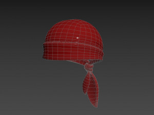 Prop014 Bandana Hat Modèle 3D