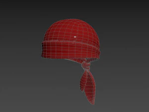 Prop014 Bandana Hat 3D Model