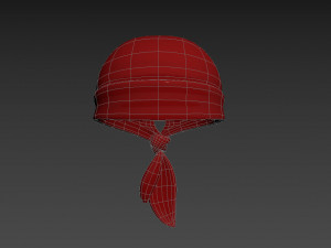 Prop014 Bandana Hat Modèle 3D