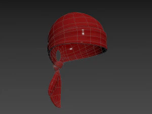 Prop014 Bandana Hat 3D Model