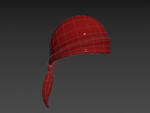 Prop014 Bandana Hat Modèle 3D