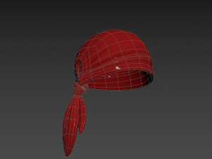 Prop014 Bandana Hat Modèle 3D