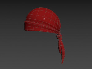 Prop014 Bandana Hat Modèle 3D