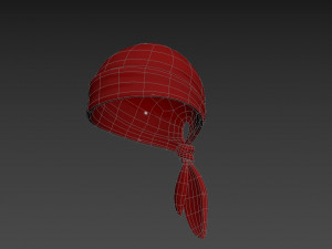 Prop014 Bandana Hat Modèle 3D