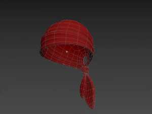 Prop014 Bandana Hat 3D Model