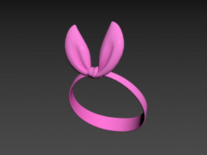 Prop021 Pink Headband Modello 3D