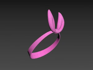 Prop021 Pink Headband 3D Model