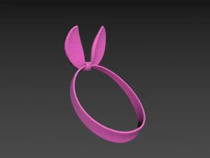 Prop021 Pink Headband 3D Model