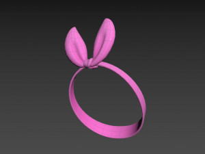 Prop021 Pink Headband Modello 3D