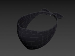Prop022 Bandana Mask 3D 모델