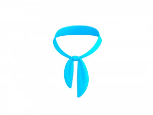 Prop023 Blue Scarf 3D Model