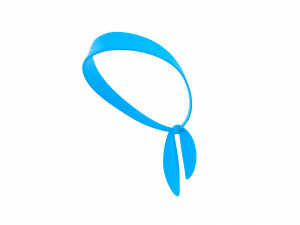Prop023 Blue Scarf 3D Модель