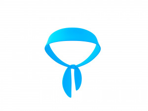Prop023 Blue Scarf 3D Модель