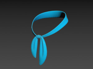 Prop023 Blue Scarf 3D Модель
