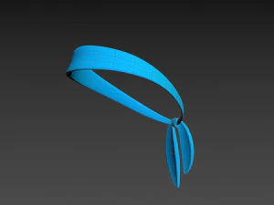 Prop023 Blue Scarf 3D Model