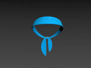 Prop023 Blue Scarf 3D Model