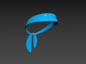 Prop023 Blue Scarf 3D Model