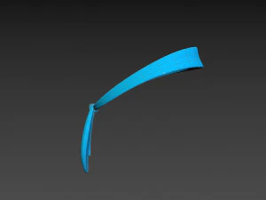 Prop023 Blue Scarf 3D Model