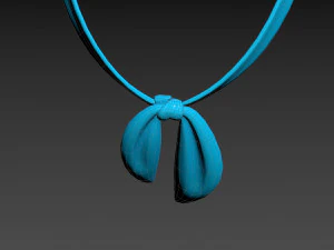 Prop023 Blue Scarf 3D Model