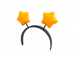 Prop028 Star Headband 3D 模型