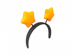 Prop028 Star Headband 3D-Modell