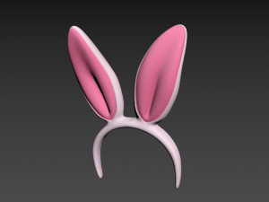 Prop029 Bunny Headband 3Dモデル