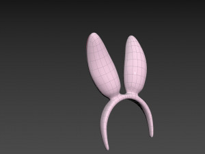 Prop029 Bunny Headband 3Dモデル