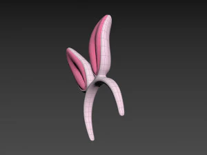 Prop029 Bunny Headband 3D Model