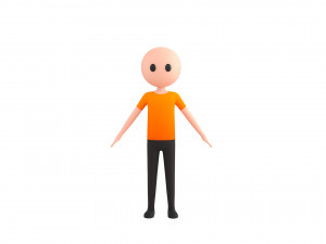 Character119 RiggedStickMan Modelo 3D