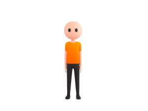 Character119 RiggedStickMan Modelo 3D