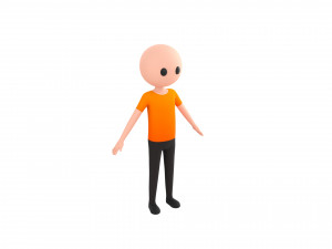 Character119 RiggedStickMan Modelo 3D