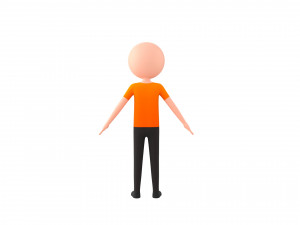 Character119 RiggedStickMan Modelo 3D