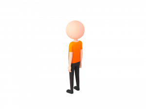 Character119 RiggedStickMan Modelo 3D