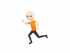 Character119 RiggedStickMan 3D Model